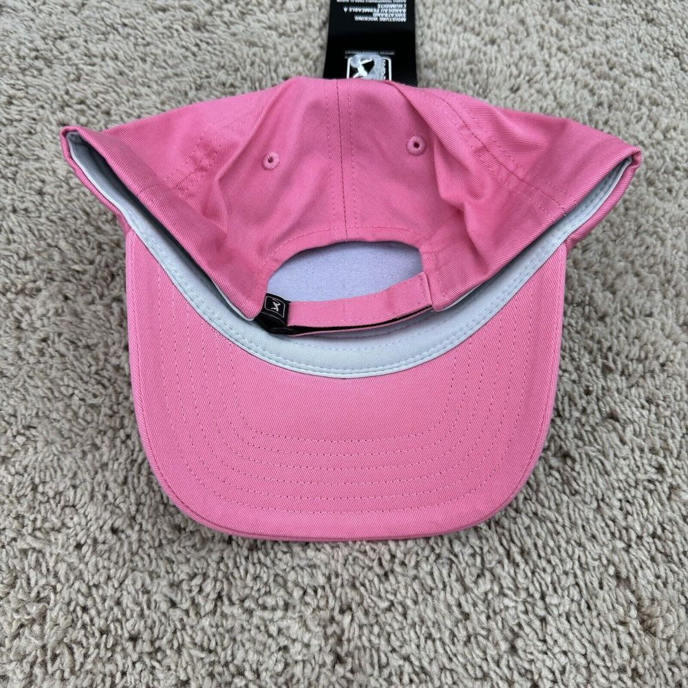 PGA Tour‎ Hat Classic Style 1963 Pink Golf Strapback Embroidered Cap NWT - Picture 4 of 11